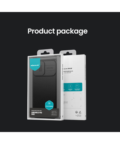 Nillkin CamShield PRO Zadní Kryt pro Apple iPhone 16 Pro Max Black