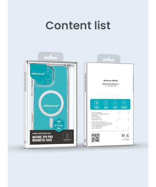 Nillkin Nature TPU PRO Magnetic Kryt pro Apple iPhone 16 Pro Max Transparent