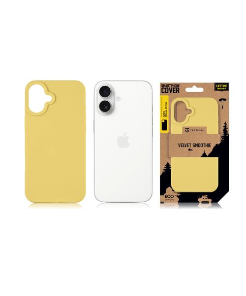 Tactical Velvet Smoothie Kryt pro Apple iPhone 16 Plus Banana