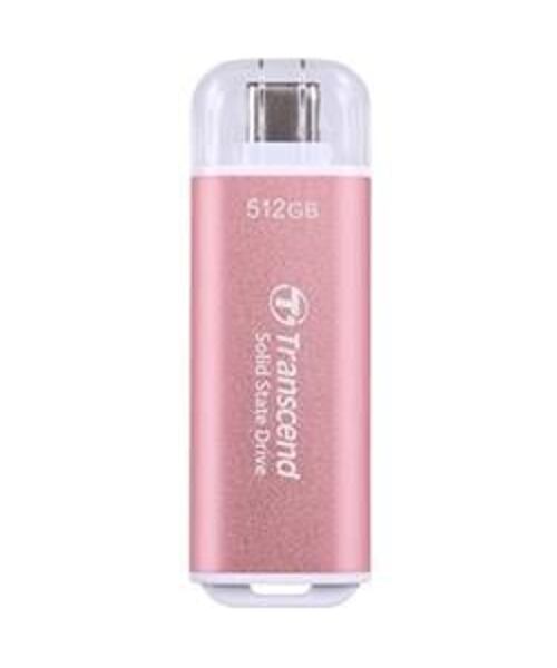 Transcend ESD300P 512GB, External SSD, USB 10Gbps, USB-C