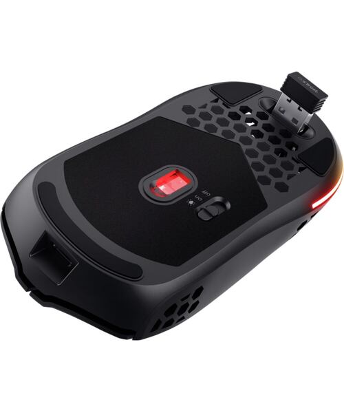 Trust Gaming GXT 929 Helox/Herní/Optická/Pro praváky/4 800 DPI/Bezdrátová USB/Černá