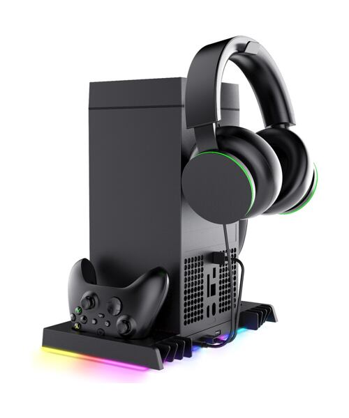 iPega XBX024S Multifunkční Nabíjecí RGB Stojan s Chlazením pro Xbox