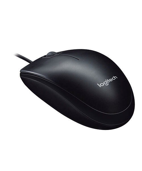 Logitech M90/Kancelářská/Optická/1 000 DPI/Drátová USB/Černá