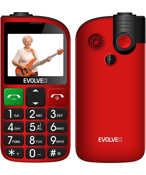 EVOLVEO EasyPhone FL Red