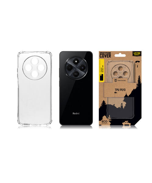 Tactical TPU Plyo Kryt pro Xiaomi Redmi 14C 4G/A4 5G/Poco C75 Transparent
