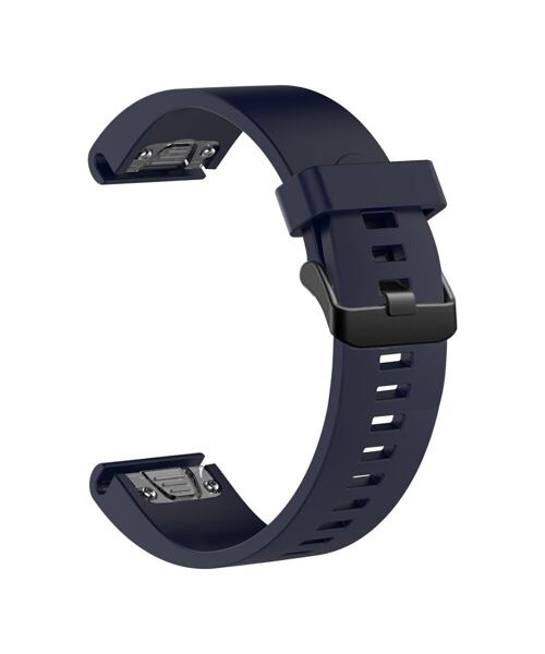 Silikonový řemínek FIXED Silicone Strap pro Garmin QuickFit 20mm, modrý