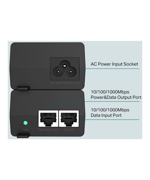 TP-Link PoE160S PoE+ 802.3at/af Injector