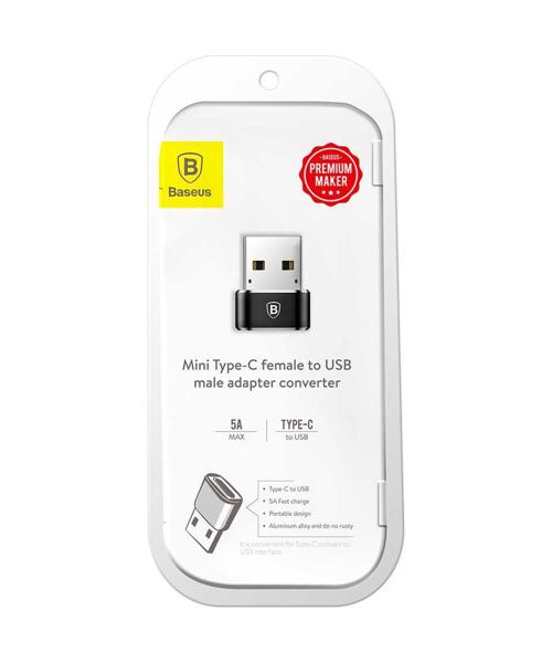 Baseus Adaptér z USB-C na USB-A Black