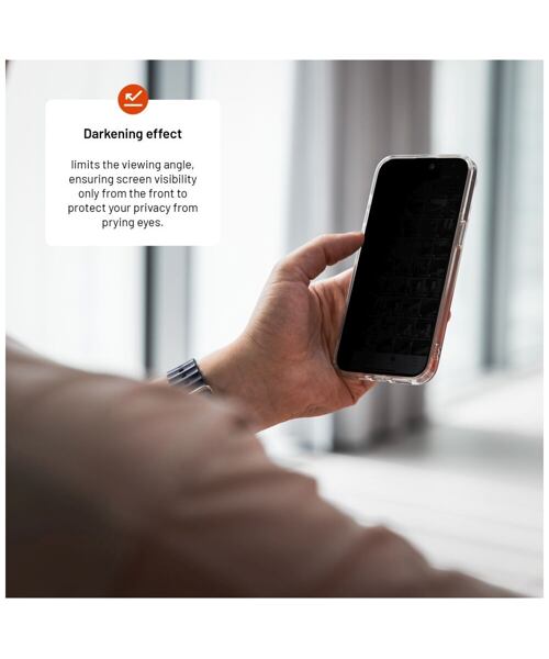 Ochranné tvrzené sklo FIXED Privacy Full-Cover pro Apple iPhone 16 Plus, lepení přes celý displej, č