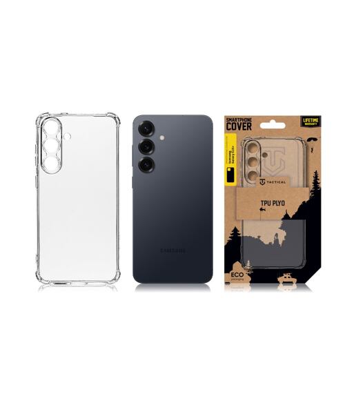 Tactical TPU Plyo Kryt pro Samsung Galaxy S25+ Transparent