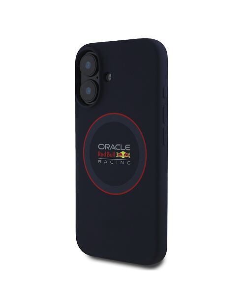Red Bull Silicone Red Ring MagSafe Zadní Kryt pro iPhone 16 Plus Navy