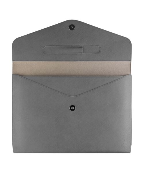 Pouzdro FIXED Siena pro notebooky o úhlopříčce do 15,3", šedé