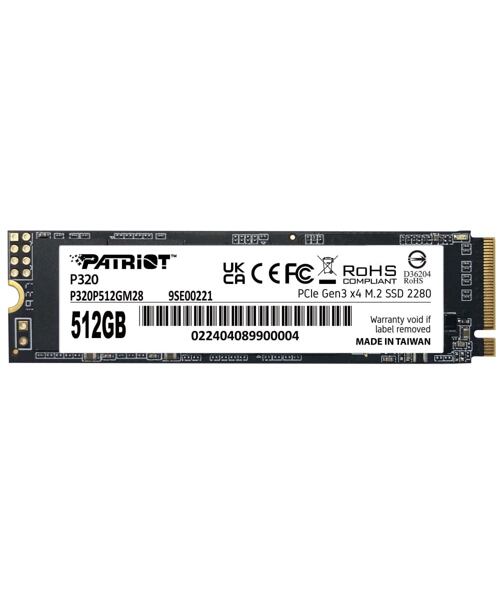 PATRIOT P320/512GB/SSD/M.2 NVMe/5R