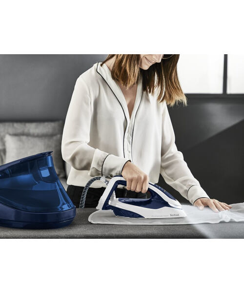 Tefal Pro Express Vision GV9812 3000 W 1,1 l Durilium AirGlide Autoclean soleplate Modrá, Bílá