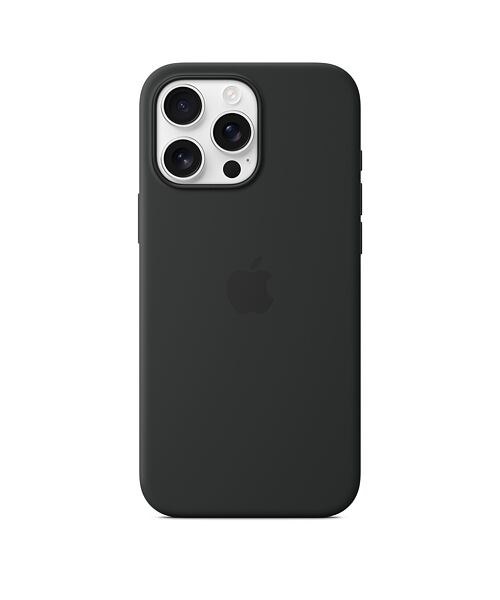 APPLE iPhone 16 Pro Max Silicone Case with MS - Black