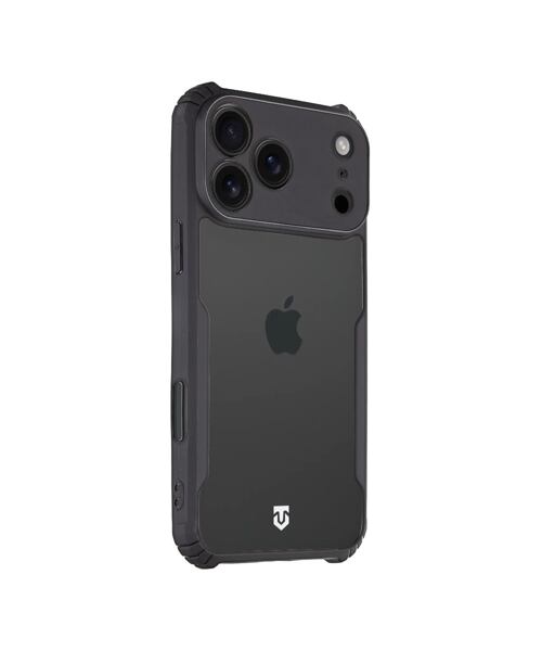 Tactical Quantum Stealth Kryt pro Apple iPhone 17 Pro Max Clear/Black