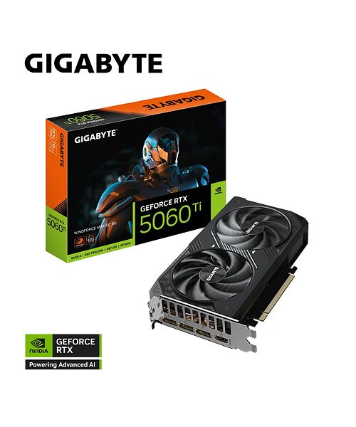 GIGABYTE GeForce RTX 5060 Ti WINDFORCE MAX/OC/8GB/GDDR7