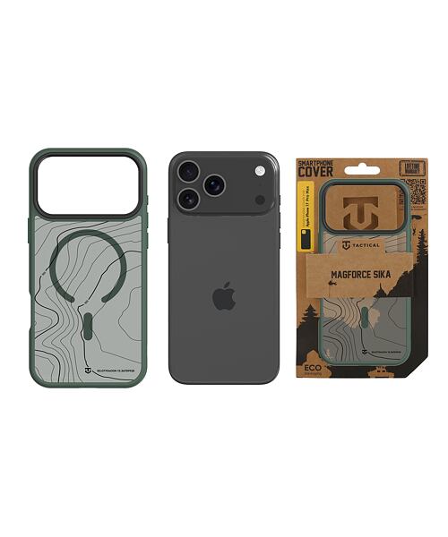 Tactical MagForce Hyperstealth Sika Kryt pro Apple iPhone 17 Pro Max Forest Green