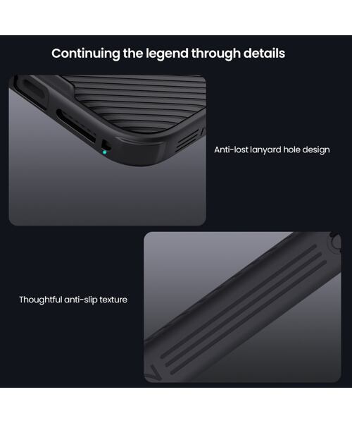 Nillkin CamShield PRO Zadní Kryt pro Apple iPhone 17 Pro Max Black