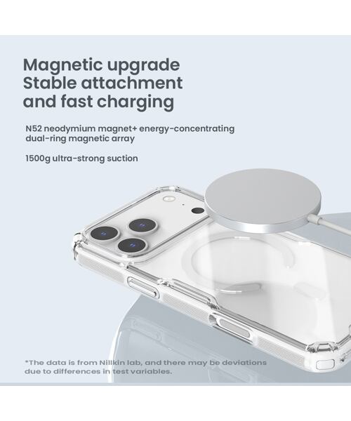 Nillkin Nature TPU PRO Magnetic Kryt pro Apple iPhone 17 Pro Max Transparent