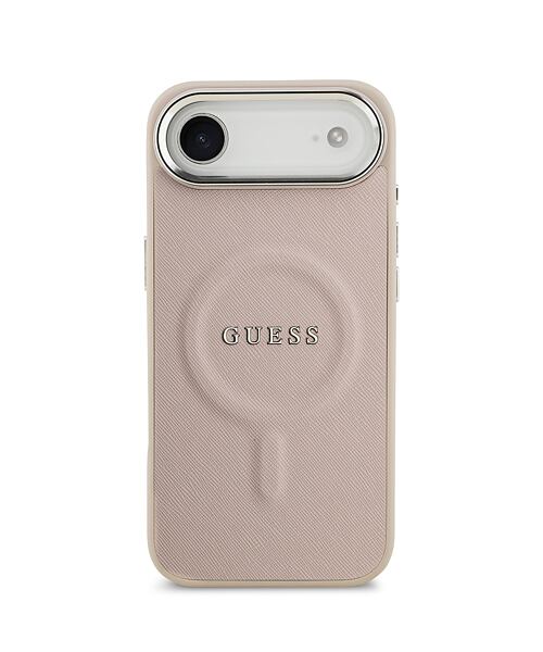 Guess PU Saffiano MagSafe Zadní Kryt pro iPhone Air Pink