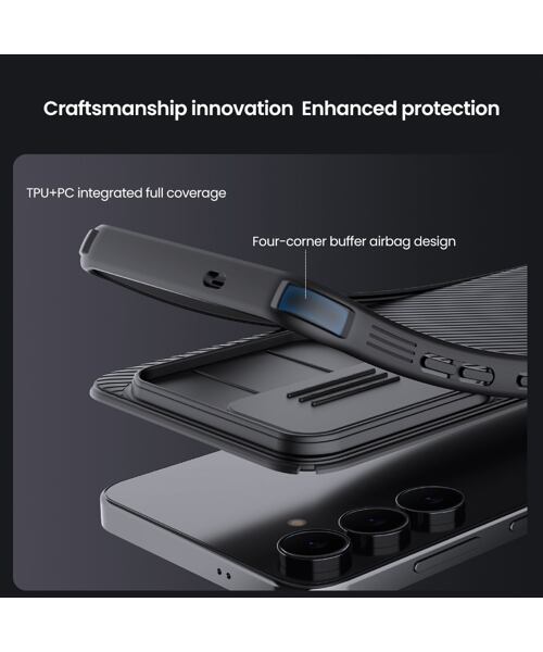 Nillkin CamShield PRO Magnetic Zadní Kryt pro Samsung Galaxy S25 FE Black