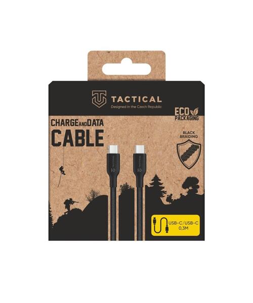 Tactical Stitch Thread Cable USB-C/USB-C 0.3m Black