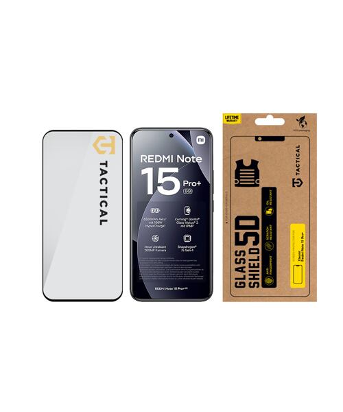 Tactical Glass Shield 5D sklo pro Xiaomi Redmi Note 15 Pro+ 4G/5G Black