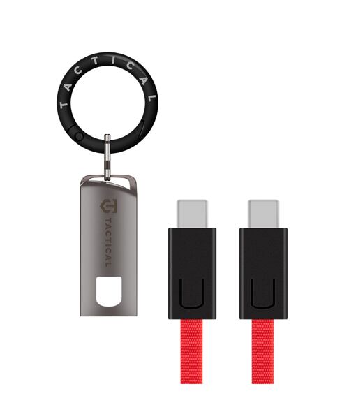 Tactical OODA Loop Cable USB-C/USB-C Red