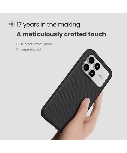 Nillkin Super Frosted PRO Zadní Kryt pro Poco F8 Pro Black