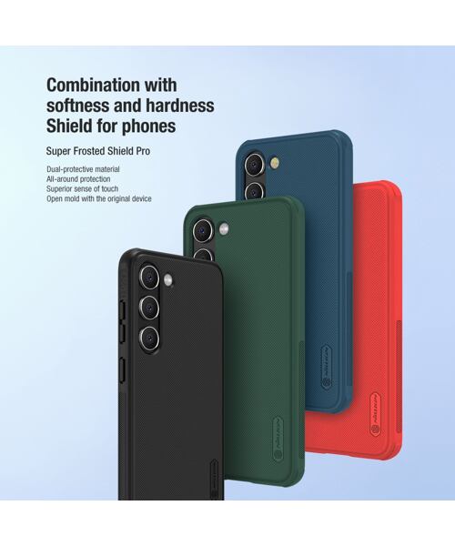 Nillkin Super Frosted PRO Zadní Kryt pro Samsung Galaxy S23 Deep Green