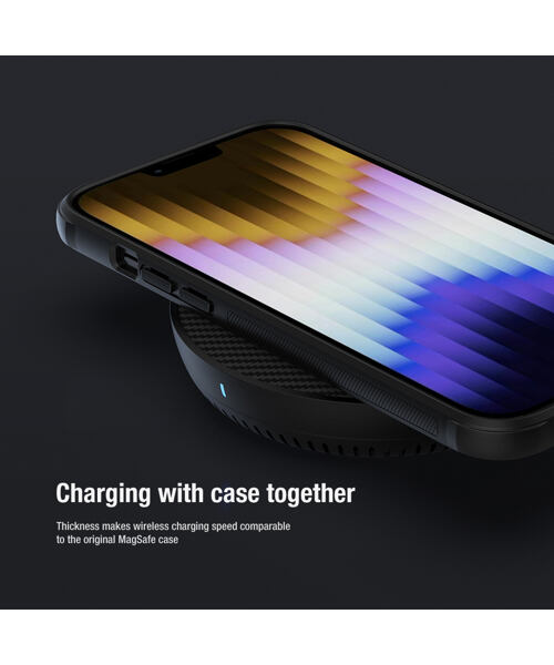 Nillkin Super Frosted PRO Magnetic Zadní Kryt pro Apple iPhone 14 Plus Black