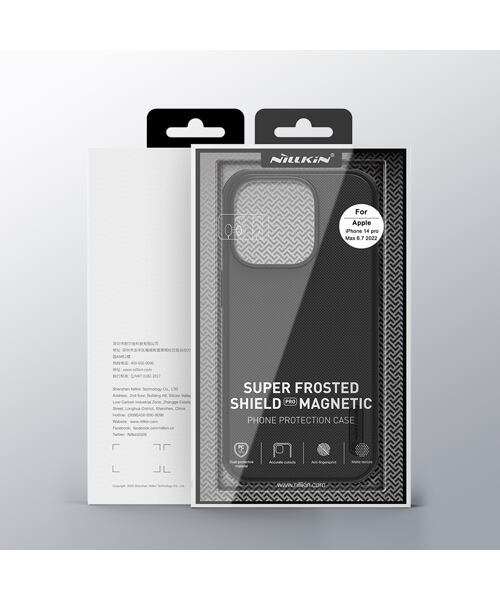 Nillkin Super Frosted PRO Magnetic Zadní Kryt pro Apple iPhone 14 PRO MAX Black