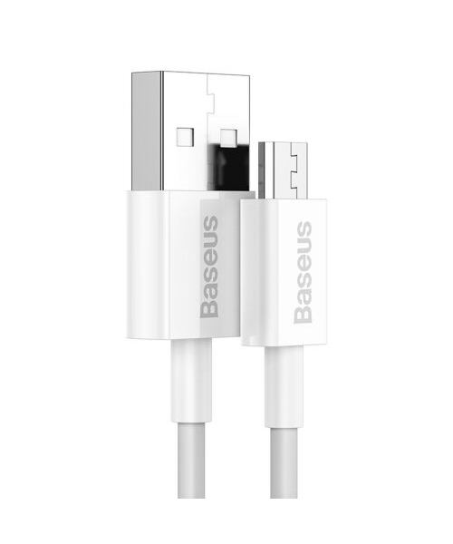 Baseus CAMYS-02 Superior Fast Charging Datový Kabel MicroUSB 2A 1m White