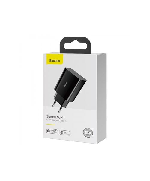 Baseus CCFS-SN01 Speed Mini Nabíječka USB-C 20W Black