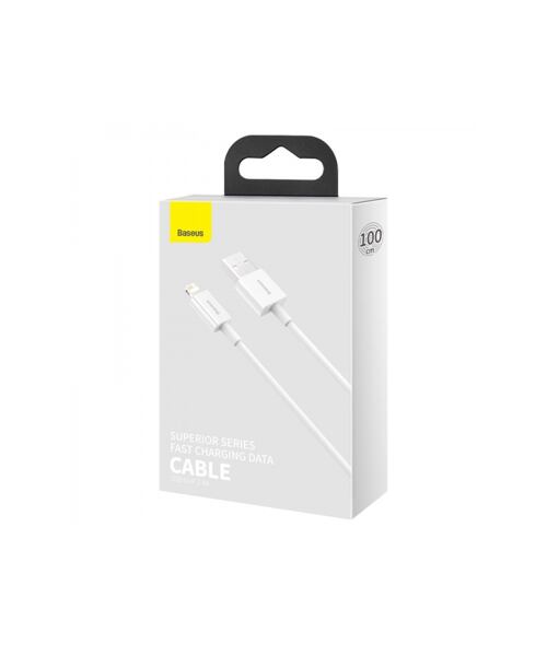 Baseus CALYS-A02 Superior Fast Charging Kabel Lightning 2.4A 1m White