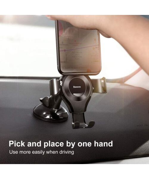 Baseus SUYL-XP01 Osculum Gravity Držák do Auta Black