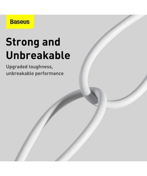Baseus CALYS-A02 Superior Fast Charging Kabel Lightning 2.4A 1m White
