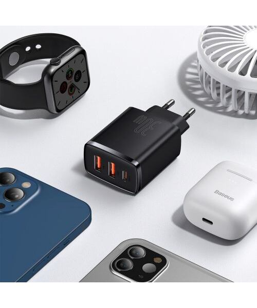 Baseus CCXJ-E01 Compact Quick Nabíječka USB-C 30W Black