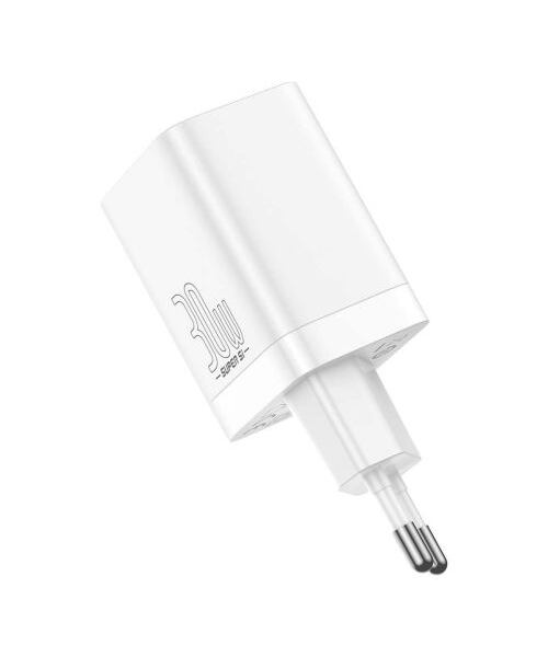 Baseus CCSUPP-E02 Super Si Quick Nabíječka USB + USB-C 30W White