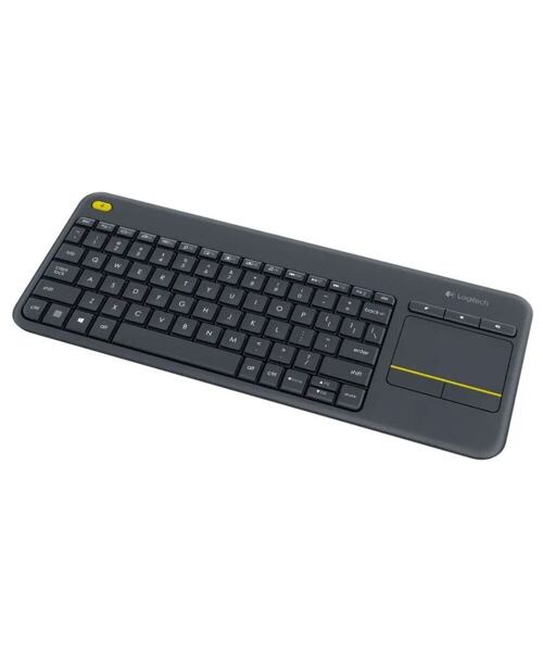 Logitech K400 plus/Bezdrátová USB/CZ-SK layout/Černá