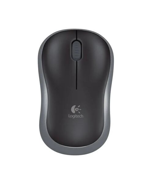 Logitech M185 nano/Kancelářská/Optická/1 000 DPI/Bezdrátová USB/Šedá