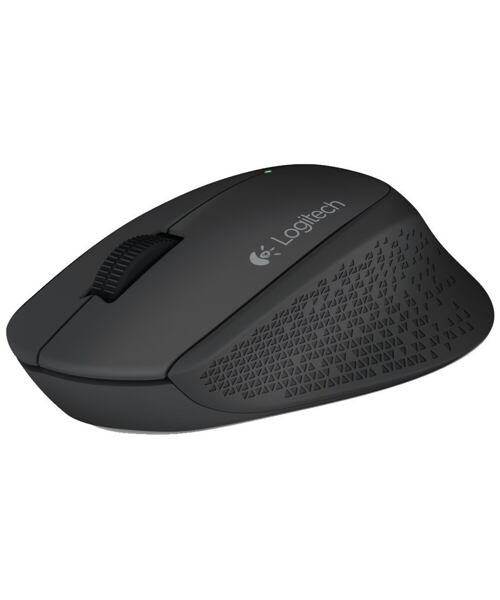 Logitech M280/Ergonomická/Optická/Pro praváky/1 000 DPI/Bezdrátová USB/Černá