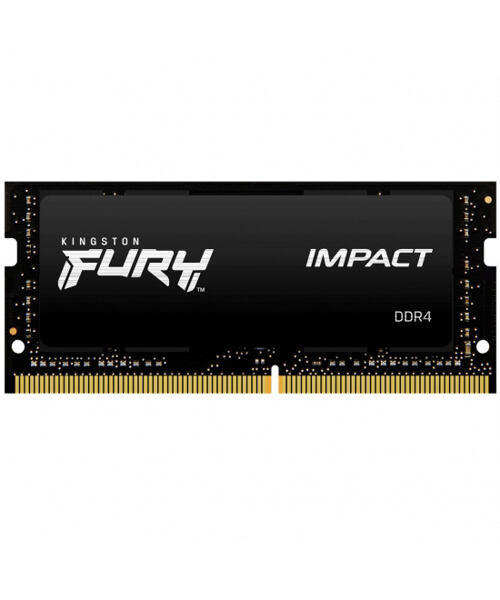 Kingston FURY Impact/SO-DIMM DDR4/16GB/3200MHz/CL20/1x16GB/Black