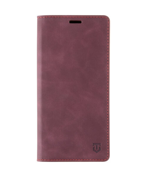 Tactical Xproof PU Kožené Book Pouzdro pro Samsung Galaxy A42 Red Beret