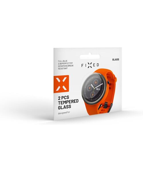 Ochranné tvrzené sklo FIXED pro smartwatch Garmin Fenix 7/Epix Gen 2, 2ks v balení, čiré