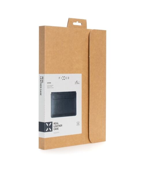 Kožené pouzdro FIXED Oxford pro všechny modely Apple iPad s úhlopříčkou displeje 10-11", modré