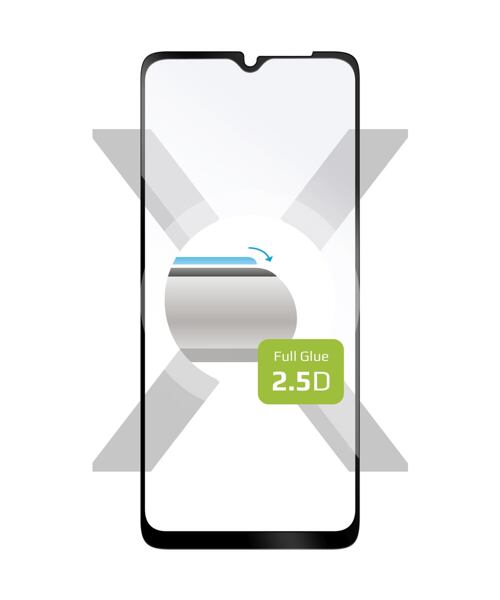 Ochranné tvrzené sklo FIXED Full-Cover pro Samsung Galaxy A13/A13 5G, černé