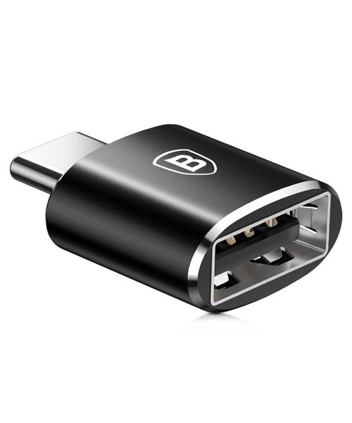 Baseus CATOTG-01 Adaptér z USB-A na USB-C Black