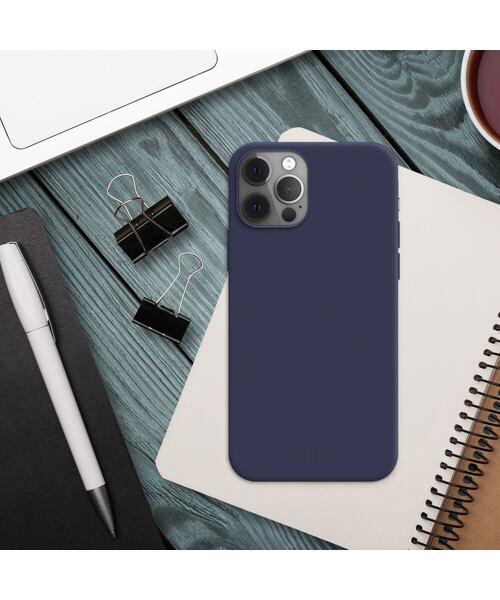 Zadní pogumovaný kryt FIXED Story pro Apple iPhone 14 Pro, modrý